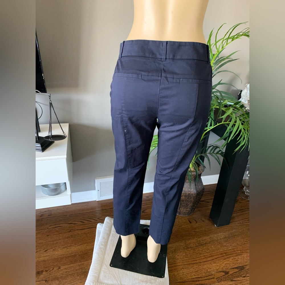 Ann Taylor Kate fit pants navy blue size 4 - Picture 5 of 10